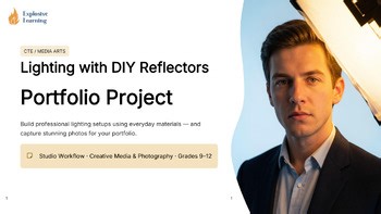 Lighting with DIY Reflectors — Portfolio Project (CTE / Media Arts) Studio Wo...