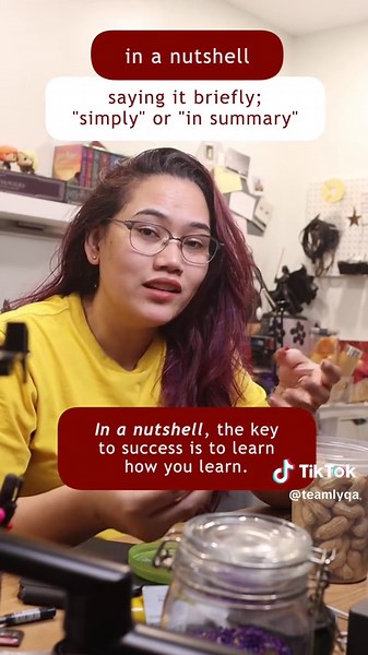 Anong Ibig Sabihin ng 'In a Nutshell'?