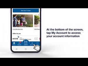 CAA Mobile App: How to Update My Account