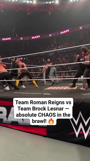 2K views · 22 reactions | Team Roman Reigns vs Team Brock Lesnar — absolute CHAOS in the brawl!  #wrestling #WWERaw #WWE #fyp #SmackDown | BIGson sports | Facebook
