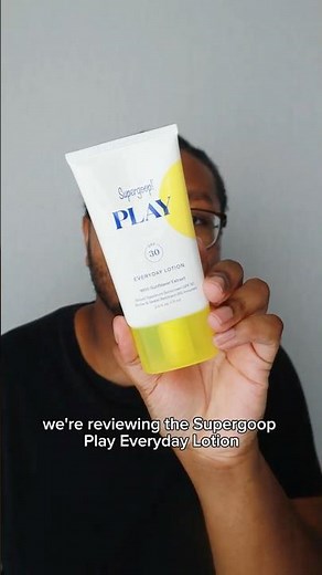 Supergoop Play Everyday Lotion SPF 30 Review #skincare