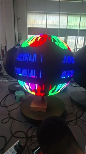 Tutorial of making led spherical screen。