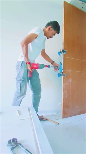 Door council lock fitting ... #interiordesign #wooddesigner #carpentry #shortvideo #woodwork