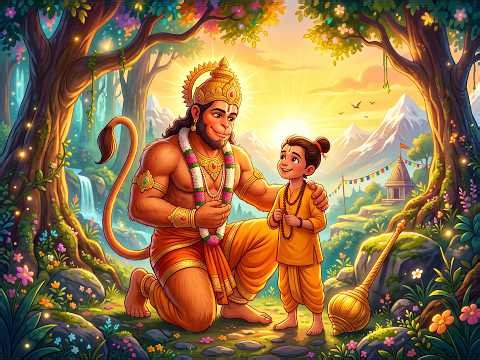 Baal Samay Ravi Bhaksh Liyo 🔥 | Powerful Hanuman Bhajan | Lyrical Video 4K