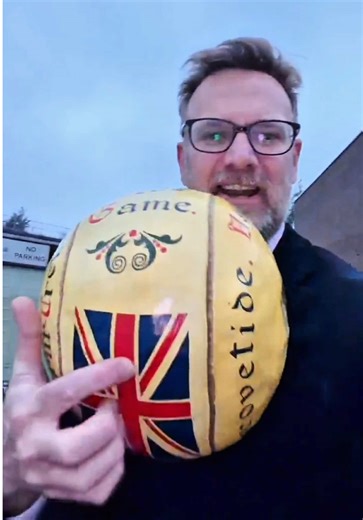 they thought it was just an old football… ⚽️ Turns out it’s a 1973 Shrovetide football from Ashbourne 😳 It had even been kicked around … and the owners had no idea what it was. This is why I love house visits… you never know what’s hiding in plain sight 👀 #antiquestok #hiddenhistory #unexpectedfind #Shrovetide