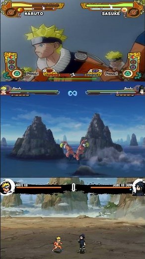 Naruto Mugen PC VS Naruto Shippuden Ultimate Ninja PC VS Naruto Ultimate Ninja 5 - Naruto 2K Barrage