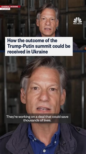 72K views · 940 reactions | NBC News’ Richard Engel explains how the outcome of President Trump and President Putin’s summit may actually be well-received by Ukraine. | NBC News | Facebook