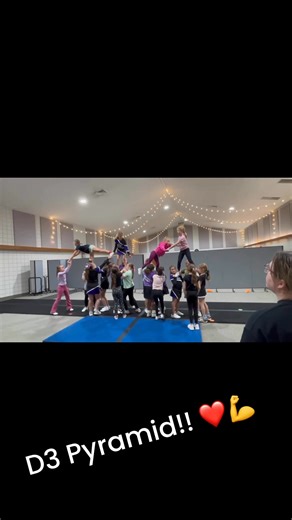 17 reactions | Division 3 pyramid last night!! These girls are comp ready!! | Champion Force Cheer of Middlebury | Facebook
