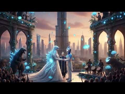 Ultraman Weds Godzilla at the Burj, Qatar