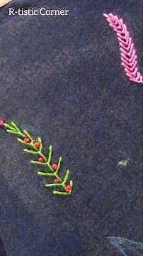 🪡 Fly Stitch Variations Explained | Easy Hand Embroidery Tutorial ll beginners ll embroidery ll yt