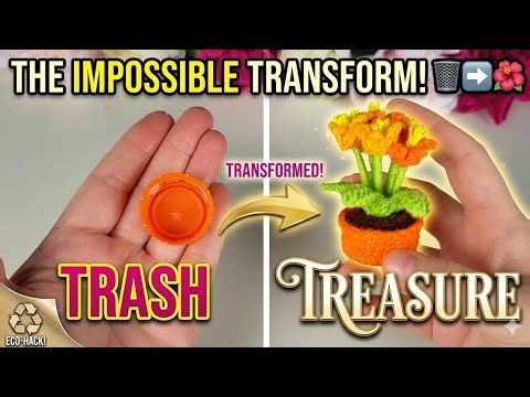 Don't Throw Away Bottle Caps! 😱 Amazing Crochet Idea!