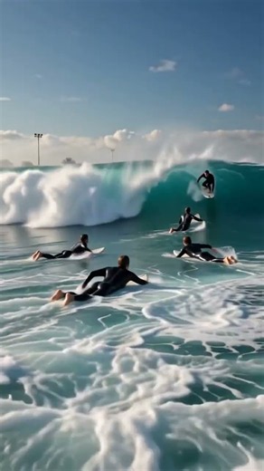 This Pool Creates Real Ocean Waves 😱🌊