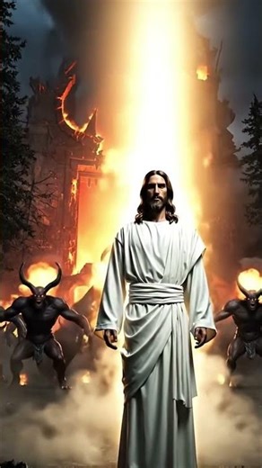 ⚡ Spiritual Battle: The Moment Jesus Appeared and Repelled the Army of Hell