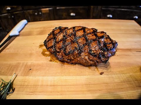 Ribeye Steaks on A Pellet Grill