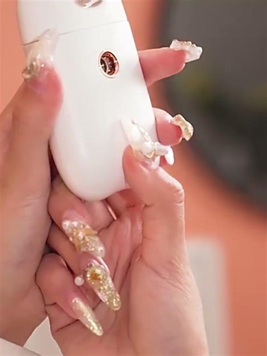 🐾💧 USB Chargeable Portable Hand Humidifier & Face Steamer | Nano Mist Beauty Device