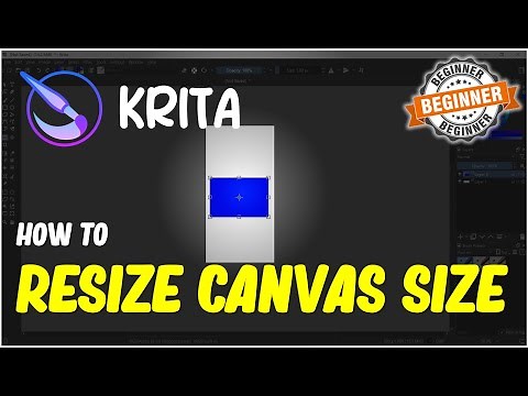 Krita How To Resize Canvas Size Tutorial