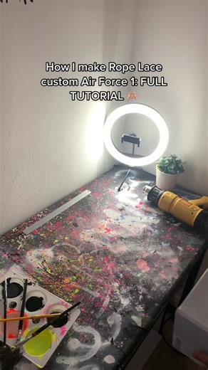 How to Make Rope Lace AF1: Full Tutorial