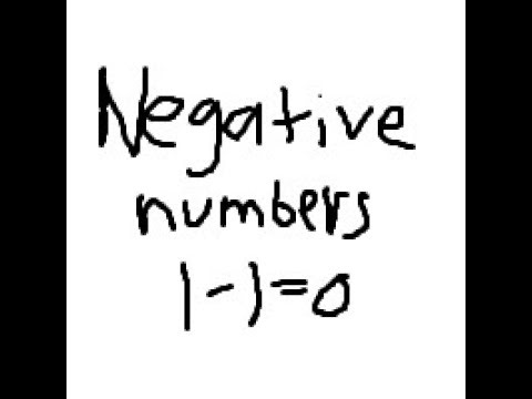Negative Numbers