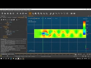 Flow around Cylinder in Simulia xFlow