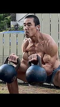 2 Minute Double 12 kg. Kettlebell Workout - age 55, September 23, 2024, 6:20 pm