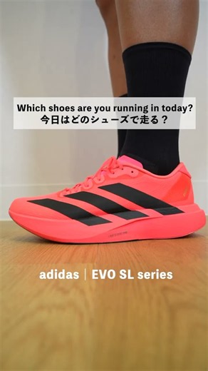 【adidas】ADIZERO EVO SLシリーズ｜今日はどのシューズで走る？