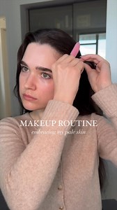 6.3K views · 126 reactions | Makeup routine embracing my pale skin 懶 #makeuptutorial #NaturalBeauty #makeup #makeuproutine Rare Beauty | Chloe Geddes | Facebook