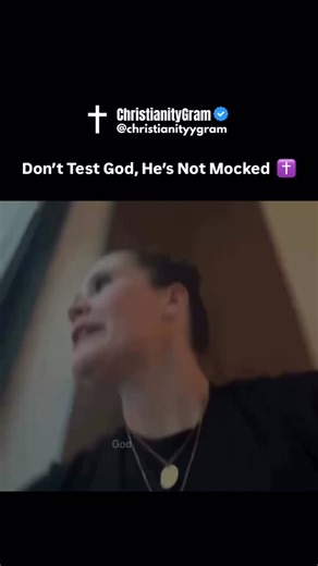 ChristianityGram on Instagram: "In this clip, a girl boldly challenges God to prove Himself by sending another lightning strike. Moments later, lightning flashes again—and her confidence instantly turns to shock. It’s a striking reminder of God’s sovereignty. He doesn’t owe anyone a sign. Yet at times, He allows moments that shake us awake—reminding us that He is real, present, and holy. Still, Scripture gives a clear warning: “Do not put the Lord your God to the test” (Matthew 4:7). Faith isn’t