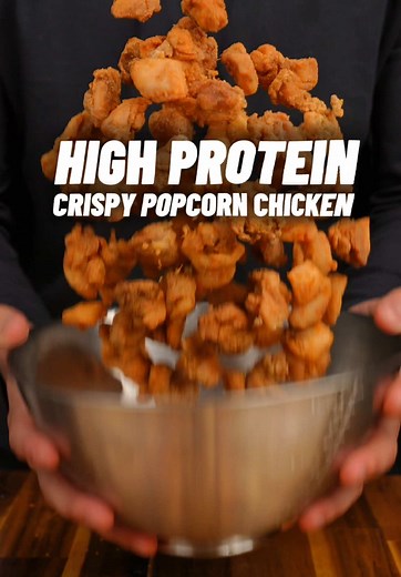 High Protein Crispy Popcorn Chicken Recipe