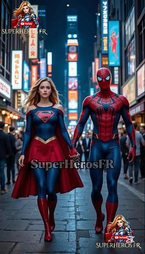 💖 Supergirl & Spider-Man’s Epic Love Story – Part 1! How It All Began
