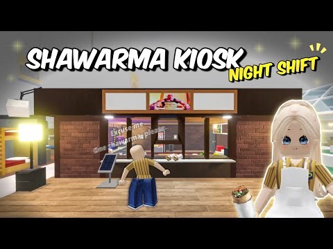 Let’s Work the Night Shift at a Shawarma Kiosk in SCP 3008 | Roblox 🌯
