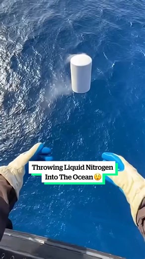 Liquid nitrogen is incredibly cold, boiling at minus 196°C, and it’s often used in science labs, cooking, and special effects for its dramatic fog. If you were to pour it into the sea, the nitrogen would instantly vaporize, creating a massive cloud of fog and bubbles as it rapidly expands. It’s harmless in small quantities, but the extreme cold can freeze anything it touches and displace oxygen in enclosed areas, making it dangerous in large amounts. Scientists use it to study extreme temperatur