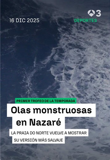 🏄🏽 Nic von Rupp y Clemente Roseyro reinan en las olas monstruosas del TUDOR Nazaré Big Wave Challenge 🌊 La Praia do Norte ha vuelto a mostrar su versión más salvaje este fin de semana durante la disputa de TUDOR Nazaré Big Wave Challenge 2025. 📲 Más detalles en antena3.com/deportes #Antena3Deportes #Antena3Noticias #Noticias #News #DeportesEnTikTok