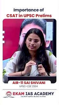 How to Prepare CSAT Smartly | Topic-Wise PYQ Strategy Explained | AIR 11 SAI SHIVANI