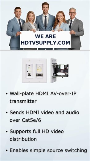 Just Add Power VBS-HDIP-717WP2 3G+WP2 Wall Plate Transmitter