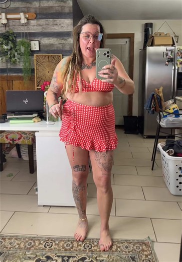 apron belly approved high waisted tummy control bikini!👙 and the GINGHAM is sooooo cute!!!!☺️ #highwaistedbikini #tummycontrol #apronbelly #refreshedlook #tiktokshopcreatorpicks
