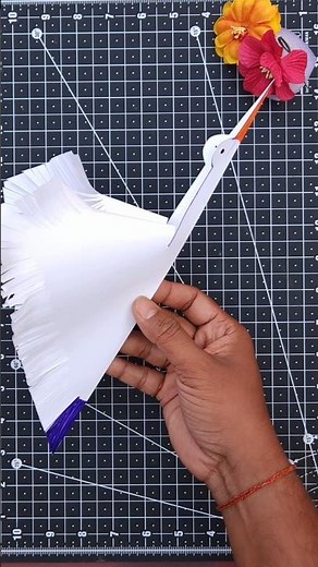 Folding paper with me and got a Beautiful Stork! #origami #crafts #paperartistryhub #creative #diy