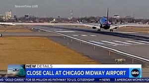 11K views · 72 reactions | CLOSE CALL AT CHICAGO'S MIDWAY AIRPORT: Video shows the moment a Southwest flight aborted a landing just feet from the ground after a private jet suddenly taxied onto the runway. ABC's Rhiannon Ally reports on what air traffic control told the private pilot several times before the incident. | World News Now | Facebook
