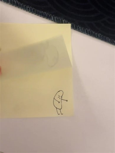 the best animation you’ll get from me #bored #flipnote #drawing #postit