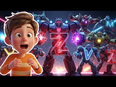 Alphabet Robots Come to Life! Fun ABC Adventure