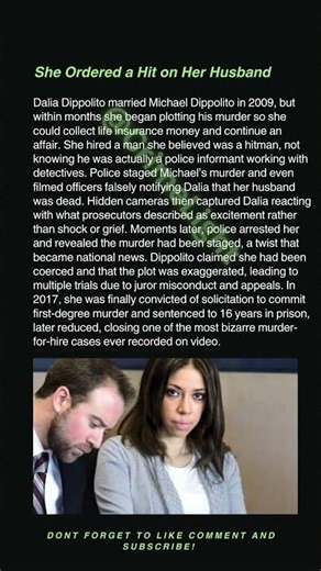 She ordered a hit on her husband, while the cameras were rolling!