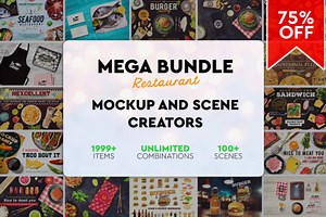 Mega Bundle Restaurant Scene Creator - INTRO HD