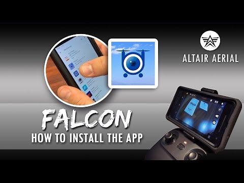 Altair Falcon AHP - How to Connect the App to the Drone & Your Phone