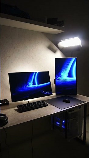 new setup 2 hah #lv_tech #setup #minimalism #tech #techtok #pc