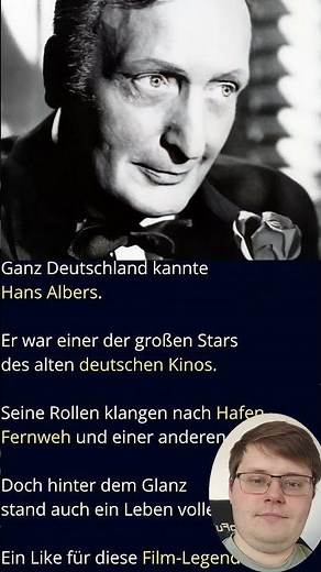 Hans Albers Stimme der alten Zeit