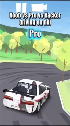Noob vs Pro vs Hacker hill driving