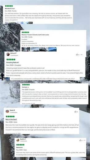 Banff Tour Reviews Speak for Themselves #banff #travel #canada #mountains #banffcanada