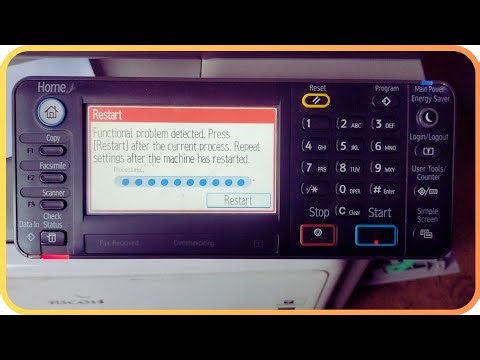 Rico 301 Error code SC 121-00 Solution | Rico Printer Fault Restart Solution | Ricoh Tips & Tricks