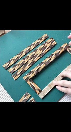 How to make the "Yabane" Pattern with Craft Bands! 100-Yen DIY Storage Box