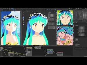 Blender 3D Face normal editing timelapse (Lum Chan)