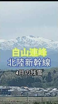 【新幹線 特急】北陸新幹線とサンダーバード 白山連峰が望める車窓 #shorts #新幹線 #乗り物 #電車 #景色 #絶景